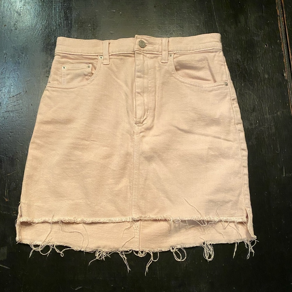 Aritzia Wilfred Free Mini Jean Skirt